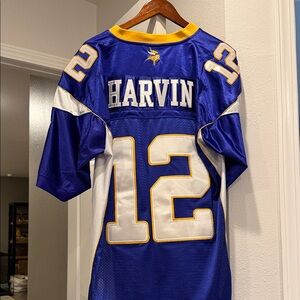 Reebok Purple and Yellow Vikings Jersey